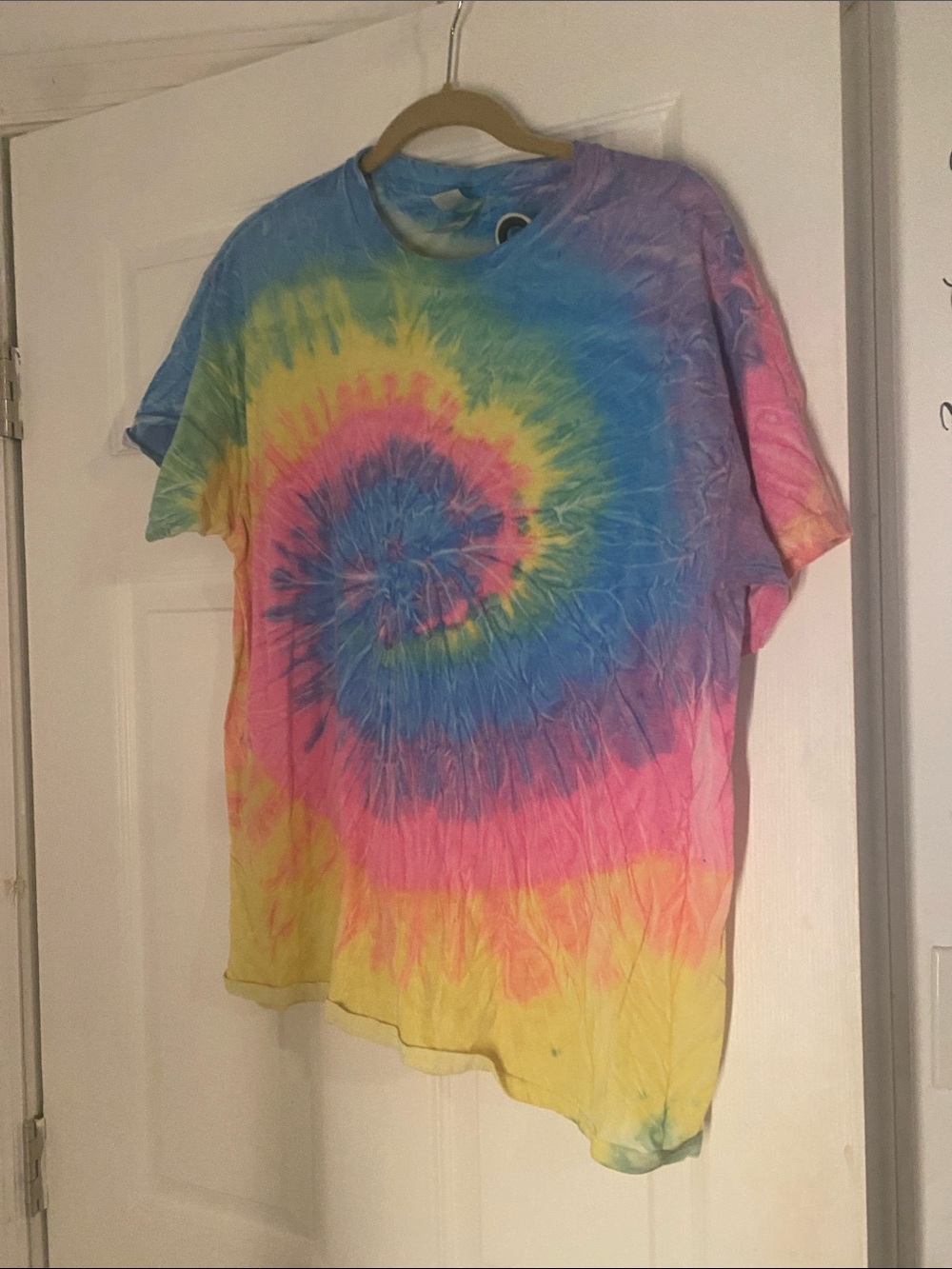 Colortone Tie-Dye Spiral Short Sleeve Tee - Multicolor